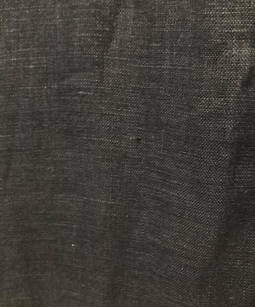 MARKWARE（マーカウェア）MARKWARE (マーカウェア) HEMP SHIRTING COMFORT FIT OPEN COLLAR SHIRT ブラック サイズ:2の古着・服飾アイテム
