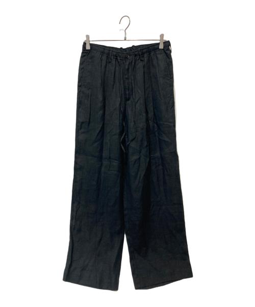 MARKAWARE（マーカウェア）MARKAWARE (マーカウェア) TRIPLE PLEATED EASY TROUSERS ネイビー サイズ:２の古着・服飾アイテム