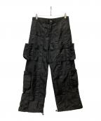 GS THE ULTIMATE EXPERIENCEジーエス ジ アルティメイト エクスペリエンス）の古着「テクノカーゴパンツ」｜ブラック