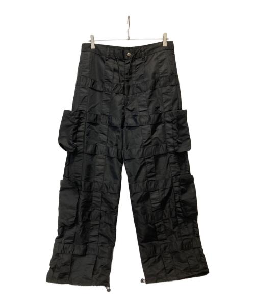 GS THE ULTIMATE EXPERIENCE（ジーエス ジ アルティメイト エクスペリエンス）GS THE ULTIMATE EXPERIENCE (ジーエス ジ アルティメイト エクスペリエンス) テクノカーゴパンツ ブラック サイズ:Mの古着・服飾アイテム