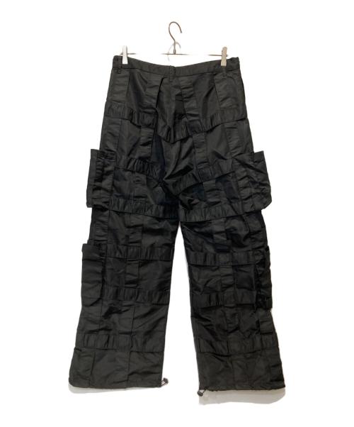 GS THE ULTIMATE EXPERIENCE（ジーエス ジ アルティメイト エクスペリエンス）GS THE ULTIMATE EXPERIENCE (ジーエス ジ アルティメイト エクスペリエンス) テクノカーゴパンツ ブラック サイズ:Mの古着・服飾アイテム