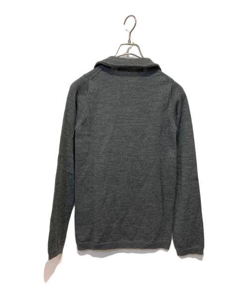 COMME des GARCONS（コムデギャルソン）COMME des GARCONS (コムデギャルソン) ラウンドカラーニットカーディガン グレー サイズ:表記無しの古着・服飾アイテム