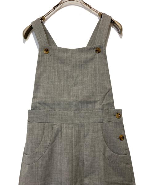 ROBE DE CHAMBRE COMME DES GARCONS（ローブドシャンブル コムデギャルソン）ROBE DE CHAMBRE COMME DES GARCONS (ローブドシャンブル コムデギャルソン) サロペットスカート グレー サイズ:Mの古着・服飾アイテム