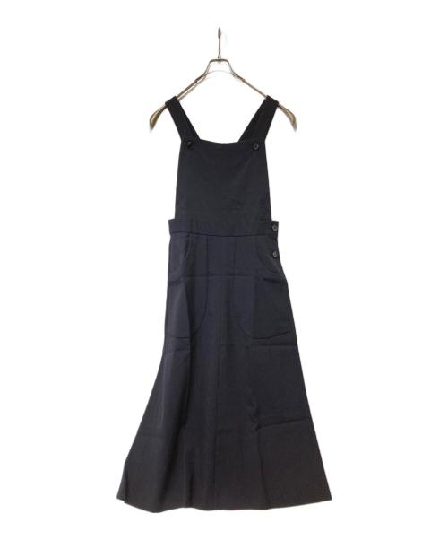ROBE DE CHAMBRE COMME DES GARCONS（ローブドシャンブル コムデギャルソン）ROBE DE CHAMBRE COMME DES GARCONS (ローブドシャンブル コムデギャルソン) サロペットスカート ネイビー サイズ:Mの古着・服飾アイテム