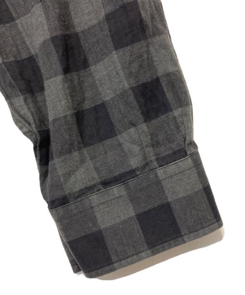 Maison Margiela（メゾンマルジェラ）Maison Margiela (メゾンマルジェラ) プルオーバーチェックシャツ ブラック サイズ:41の古着・服飾アイテム