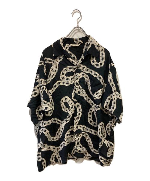 COOTIE PRODUCTIONS（クーティープロダクツ）COOTIE PRODUCTIONS (クーティープロダクツ) オープンカラーレーヨンシャツ ブラック サイズ:Sの古着・服飾アイテム