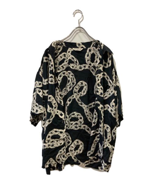 COOTIE PRODUCTIONS（クーティープロダクツ）COOTIE PRODUCTIONS (クーティープロダクツ) オープンカラーレーヨンシャツ ブラック サイズ:Sの古着・服飾アイテム