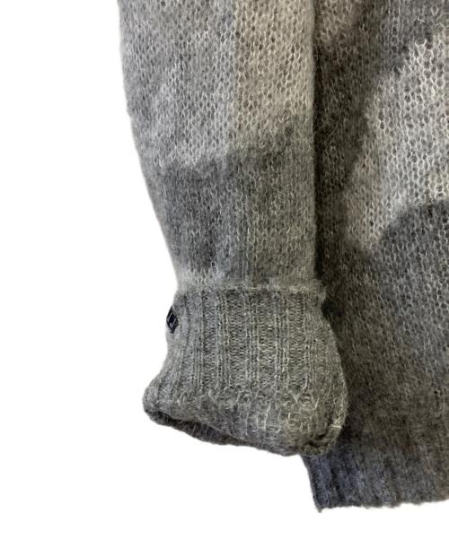 DELUXE（デラックス）Deluxe (デラックス) モヘア混ニット グレー サイズ:Mの古着・服飾アイテム