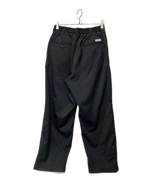 COOTIE PRODUCTIONS（クーティープロダクツ）COOTIE PRODUCTIONS (クーティープロダクツ) Comfort Merino Saxony 2 Tuck Wide Easy Trousers ブラック サイズ:Sの古着・服飾アイテム