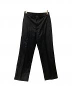 COOTIE PRODUCTIONSクーティープロダクツ）の古着「CA/W Flannel Pin Tuck Easy Trousers」｜ブラック