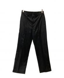 COOTIE PRODUCTIONS（クーティープロダクツ）の古着「CA/W Flannel Pin Tuck Easy Trousers」｜ブラック