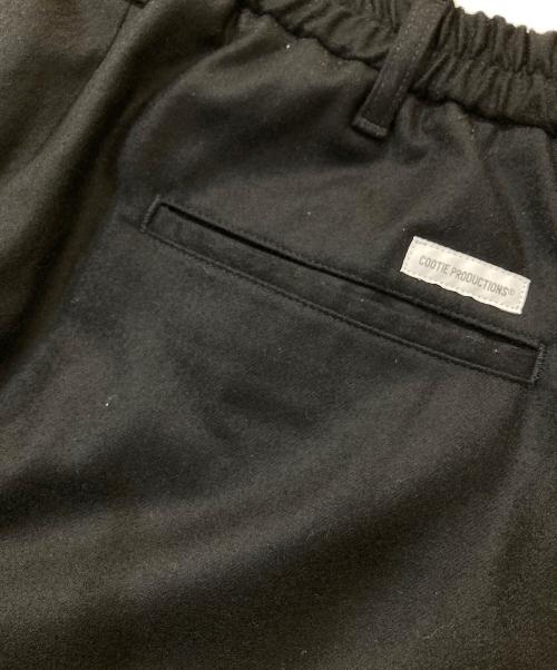 COOTIE PRODUCTIONS（クーティープロダクツ）COOTIE PRODUCTIONS (クーティープロダクツ) CA/W Flannel Pin Tuck Easy Trousers ブラック サイズ:Sの古着・服飾アイテム
