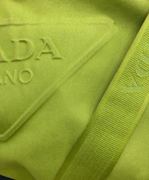 PRADA（プラダ）PRADA (プラダ) 2WAYキャンバストートバッグ グリーンの古着・服飾アイテム