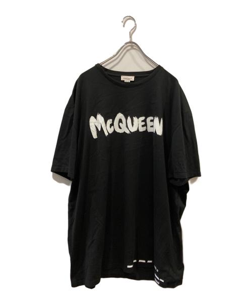 ALEXANDER McQUEEN（アレキサンダーマックイーン）ALEXANDER McQUEEN (アレキサンダーマックイーン) プリントTシャツ ブラック サイズ:XXLの古着・服飾アイテム