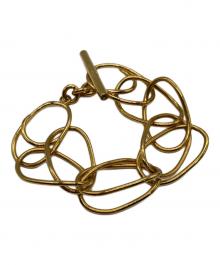 MARNI（マルニ）の古着「Tバーリングブレスレット」｜ゴールド