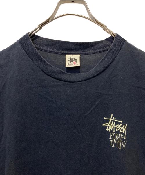 stussy（ステューシー）stussy (ステューシー) プリントTシャツ ブラック サイズ:Mの古着・服飾アイテム