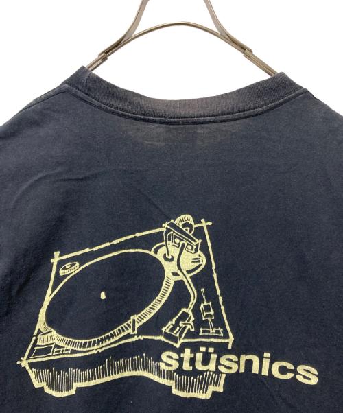 stussy（ステューシー）stussy (ステューシー) プリントTシャツ ブラック サイズ:Mの古着・服飾アイテム