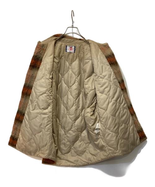 son of the cheese（（サノバチーズ））SON OF THE CHEESE (サノバチーズ) Quilt Shirts ブラウン サイズ:Ｌの古着・服飾アイテム
