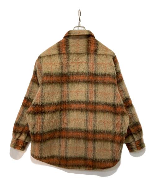 son of the cheese（（サノバチーズ））SON OF THE CHEESE (サノバチーズ) Quilt Shirts ブラウン サイズ:Ｌの古着・服飾アイテム