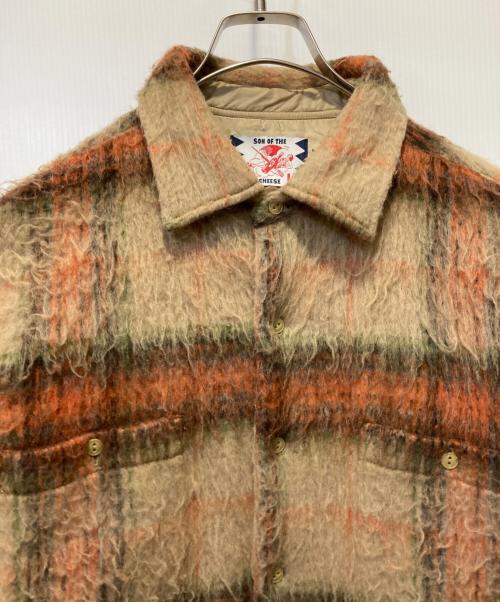 son of the cheese（（サノバチーズ））SON OF THE CHEESE (サノバチーズ) Quilt Shirts ブラウン サイズ:Ｌの古着・服飾アイテム