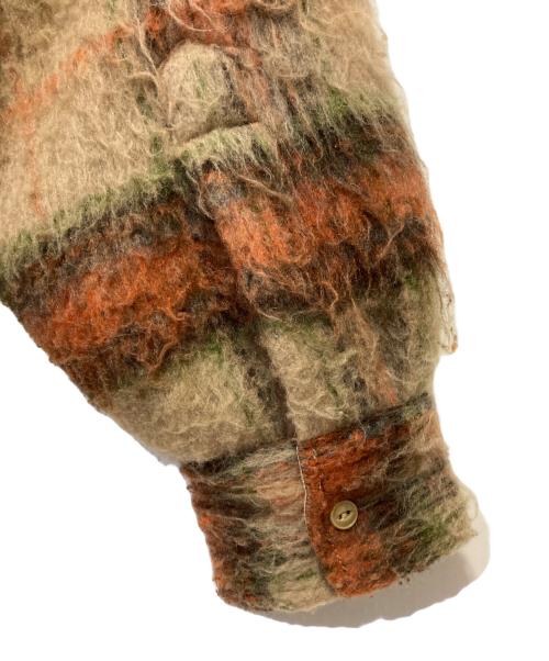 son of the cheese（（サノバチーズ））SON OF THE CHEESE (サノバチーズ) Quilt Shirts ブラウン サイズ:Ｌの古着・服飾アイテム