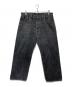 SCYEBASICS（サイベーシックス）の古着「ルーズフィットストレートセルビッチデニム」｜インディゴ