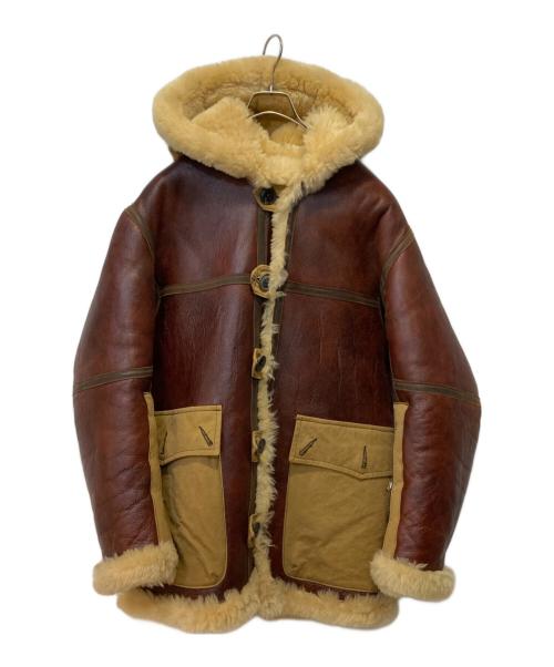 NIGEL CABOURN（ナイジェルケーボン）NIGEL CABOURN (ナイジェルケーボン) COASTAL COMMAND sheepskin JACKET/Type B-7 ブラウン サイズ:50の古着・服飾アイテム