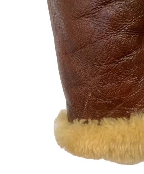 NIGEL CABOURN（ナイジェルケーボン）NIGEL CABOURN (ナイジェルケーボン) COASTAL COMMAND sheepskin JACKET/Type B-7 ブラウン サイズ:50の古着・服飾アイテム