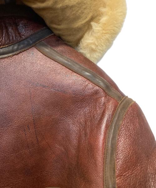 NIGEL CABOURN（ナイジェルケーボン）NIGEL CABOURN (ナイジェルケーボン) COASTAL COMMAND sheepskin JACKET/Type B-7 ブラウン サイズ:50の古着・服飾アイテム