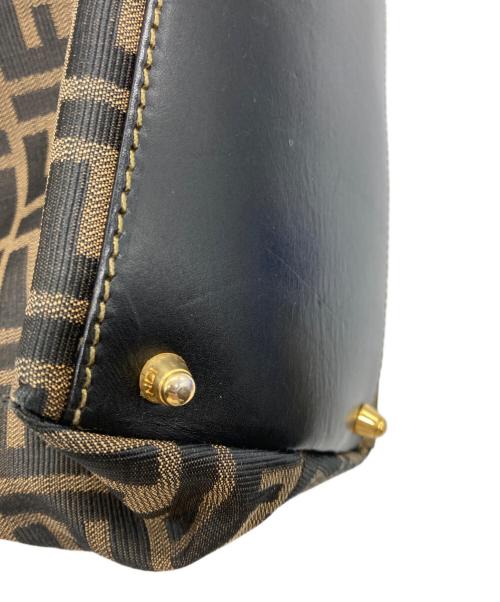 FENDI（フェンディ）FENDI (フェンディ) ズッカ柄ハンドバッグ ベージュの古着・服飾アイテム