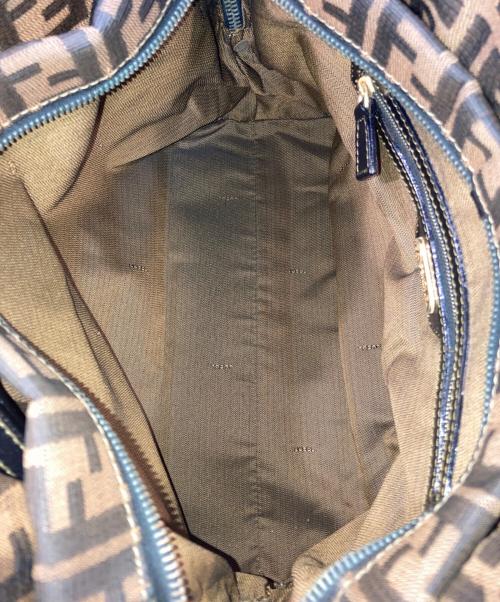 FENDI（フェンディ）FENDI (フェンディ) ズッカ柄ハンドバッグ ベージュの古着・服飾アイテム