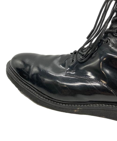 JOHN LAWRENCE SULLIVAN（ジョン ローレンス サリバン）JOHN LAWRENCE SULLIVAN (ジョン ローレンス サリバン) ブーツ ブラック サイズ:9の古着・服飾アイテム