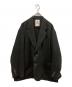 MAISON SPECIAL（メゾンスペシャル）の古着「Triacetate Prime-Over Tailored Jacket」｜ブラック