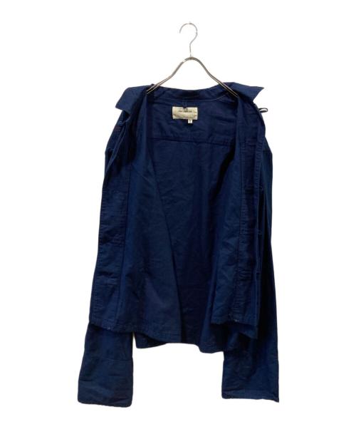 anachronorm（アナクロノーム）anachronorm (アナクロノーム) ROLL UP SLEEVES CHINA COVERALL SHIRTS インディゴ サイズ:36の古着・服飾アイテム