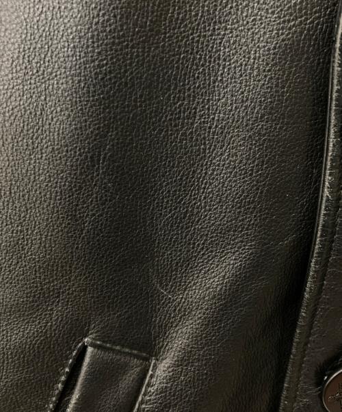 GAP（ギャップ）GAP (ギャップ) レザーPコート ブラック サイズ:Mの古着・服飾アイテム