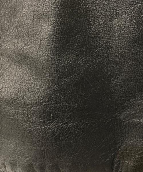 GAP（ギャップ）GAP (ギャップ) レザーPコート ブラック サイズ:Mの古着・服飾アイテム