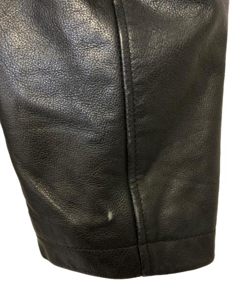 GAP（ギャップ）GAP (ギャップ) レザーPコート ブラック サイズ:Mの古着・服飾アイテム