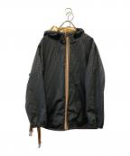 K-WAY×FENDIケイウェイ×フェンディ）の古着「リバーシブルナイロンジャケット」｜ブラック