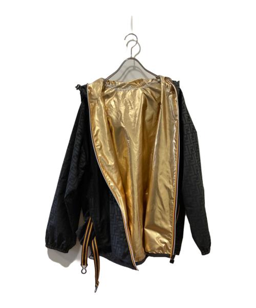 K-WAY（ケイウェイ）K-way (ケイウェイ) FENDI (フェンディ) リバーシブルナイロンジャケット ブラック サイズ:Ｍの古着・服飾アイテム