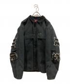 SUPREMEシュプリーム）の古着「Old English Canvas Work Jacket」｜ブラック