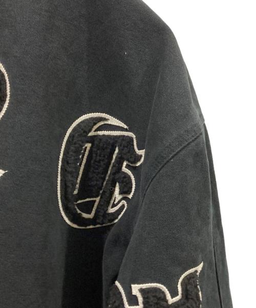 SUPREME（シュプリーム）Supreme (シュプリーム) Old English Canvas Work Jacket ブラック サイズ:Lの古着・服飾アイテム
