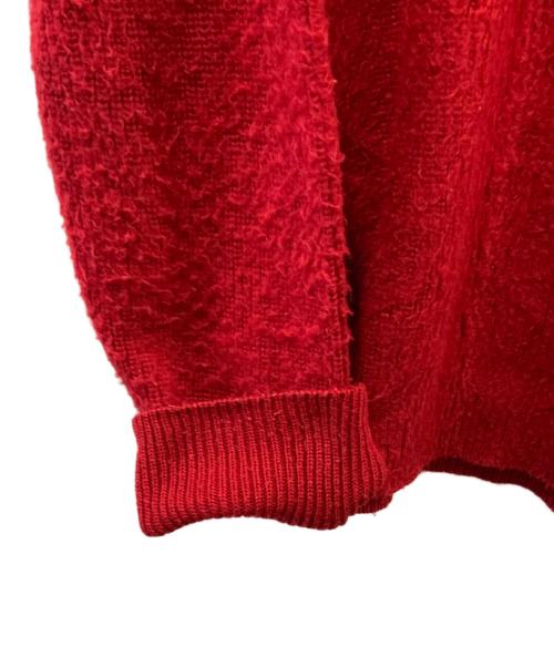 NUMBER (N)INE（ナンバーナイン）NUMBER (N)INE (ナンバーナイン) Vネックニット レッド サイズ:表記無しの古着・服飾アイテム