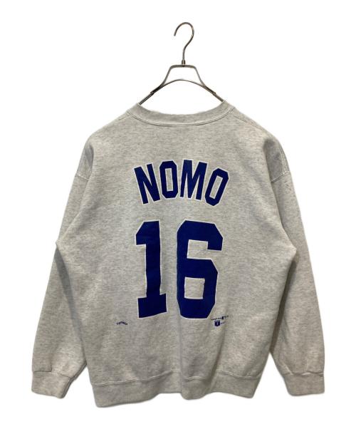 NUTMEG（ナツメグ）NUTMEG (ナツメグ) プリントスウェット グレー サイズ:Ｌの古着・服飾アイテム