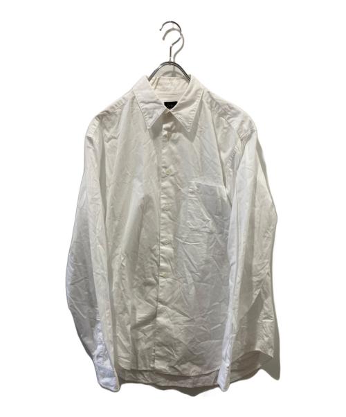 YOHJI YAMAMOTO（ヨウジヤマモト）YOHJI YAMAMOTO (ヨウジヤマモト) SUIT BROAD U-CDH STANDARD SHIRT ホワイト サイズ:2の古着・服飾アイテム