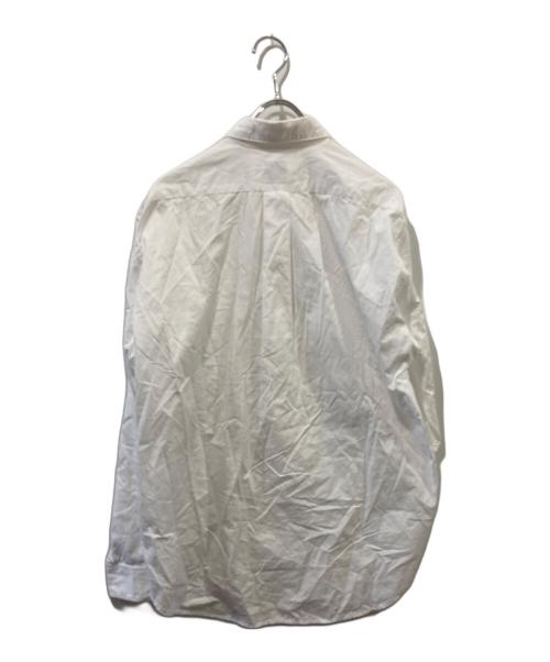 YOHJI YAMAMOTO（ヨウジヤマモト）YOHJI YAMAMOTO (ヨウジヤマモト) SUIT BROAD U-CDH STANDARD SHIRT ホワイト サイズ:2の古着・服飾アイテム