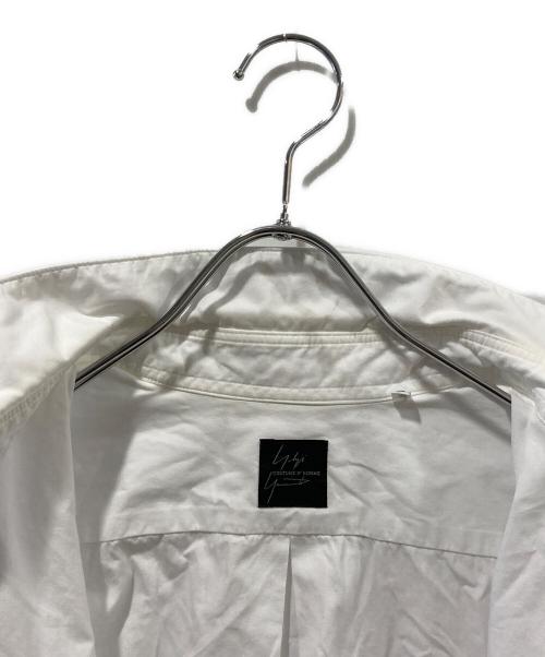 YOHJI YAMAMOTO（ヨウジヤマモト）YOHJI YAMAMOTO (ヨウジヤマモト) SUIT BROAD U-CDH STANDARD SHIRT ホワイト サイズ:2の古着・服飾アイテム