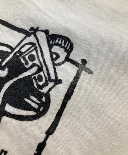 stussy（ステューシー）stussy (ステューシー) プリントTシャツ ホワイト サイズ:XLの古着・服飾アイテム