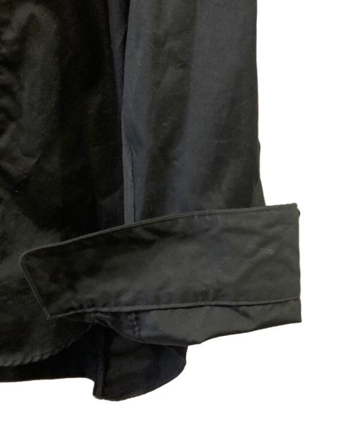 BLACK COMME des GARCONS（ブラックコムデギャルソン）BLACK COMME des GARCONS (コムデギャルソン) シャツドッキング 切替 カットソー 長袖Tシャツ ブラック サイズ:Ｌの古着・服飾アイテム