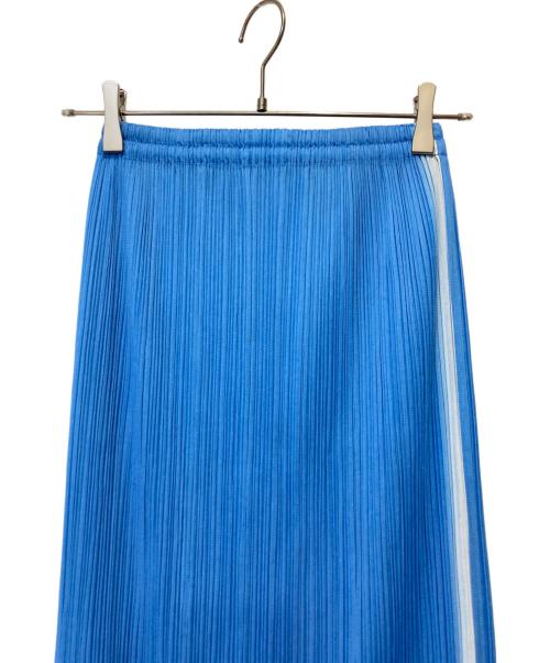PLEATS PLEASE（プリーツプリーズ）PLEATS PLEASE (プリーツプリーズ) プリーツスカート ブルー サイズ:3の古着・服飾アイテム