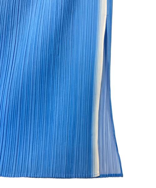 PLEATS PLEASE（プリーツプリーズ）PLEATS PLEASE (プリーツプリーズ) プリーツスカート ブルー サイズ:3の古着・服飾アイテム